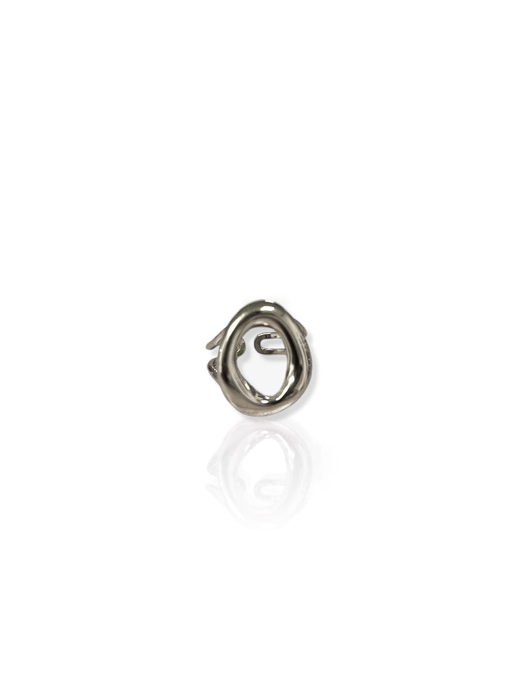 Anillo aro plateado