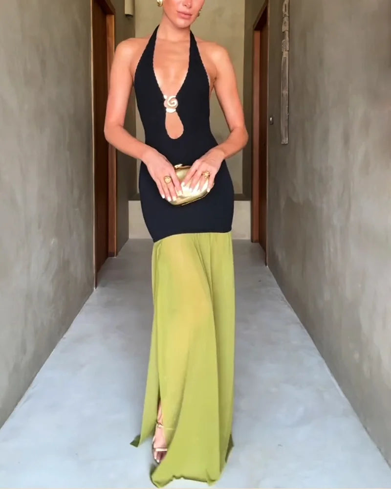 Lena | Vestido Largo Con Tirantes