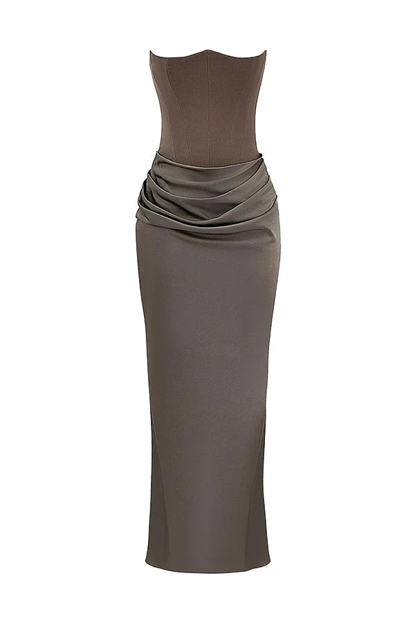 Dalia | Vestido Largo De Satén