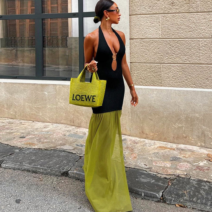 Lena | Vestido Largo Con Tirantes
