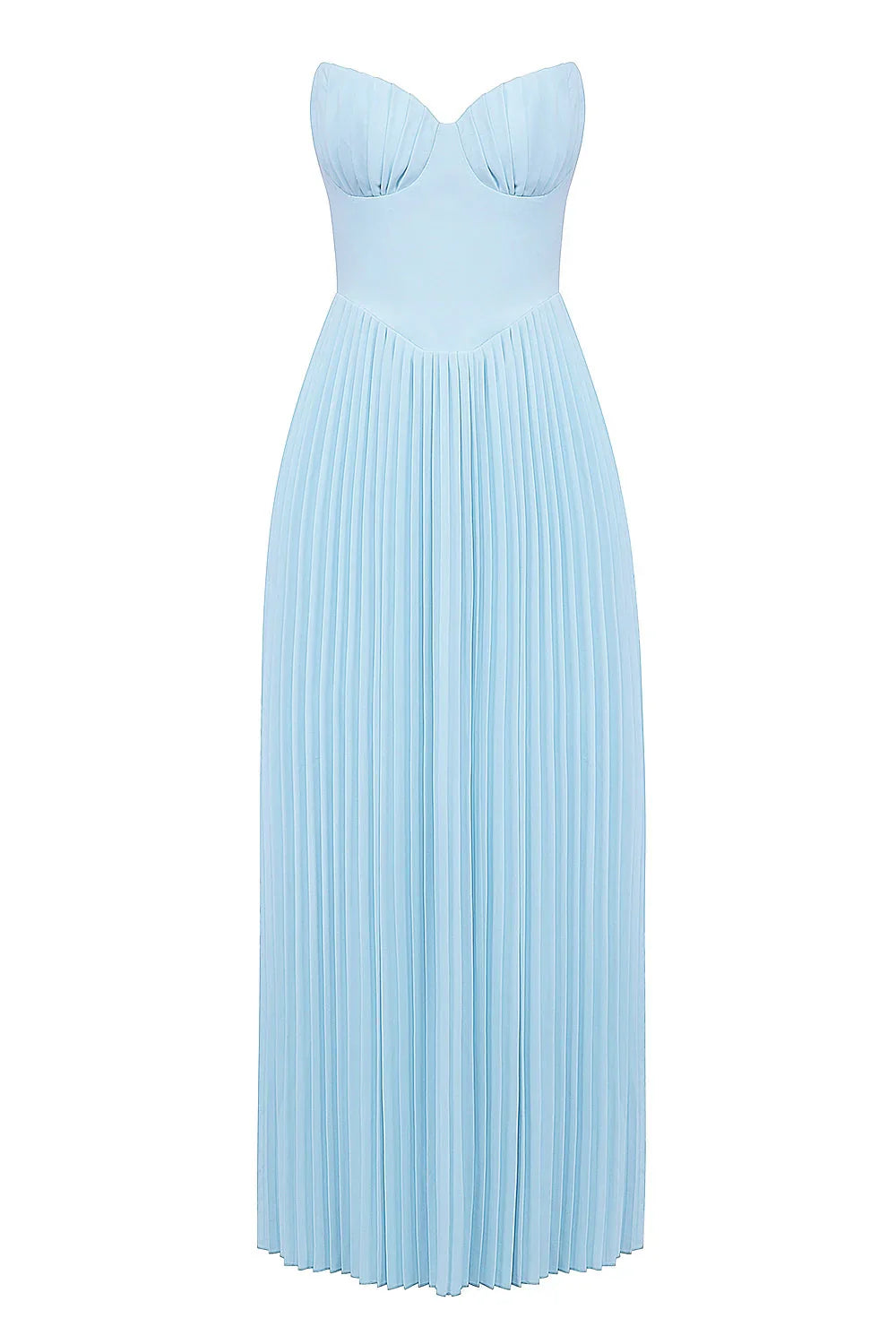 Marcella | Vestido Empolvado Con Tablas