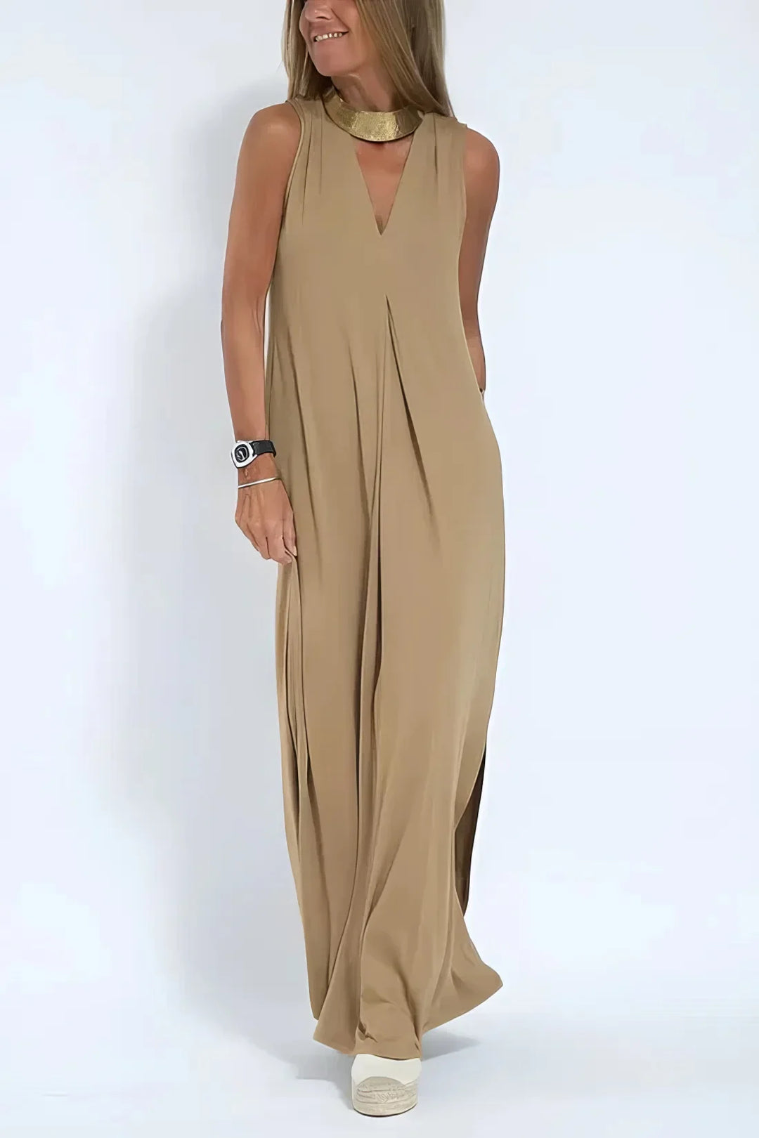 Vestido Largo Elegante + Cárdigan a Juego de REGALO